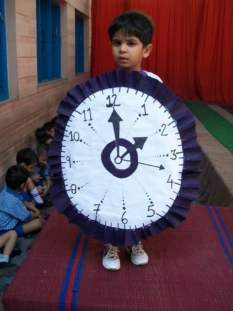 clock fancy dress